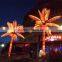 Artificial holiday lighted landscaping beach/street/road palm tree decoration led
