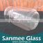 Clear Stocked Glass Bottle Handle Glass Water And Juice Bottle