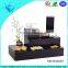 Custom elegant black acrylic products display,acrylic food display rack