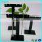 Fashion design elegant counter top white perspex jewelry display stand for necklace acrylic bracelet display cube