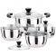 Hot sale 6pcs 8pcs 10pcs set stainless steel cookware