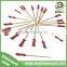 Kitchen Bamboo Bead Colored Skewer