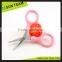 SC052 3-3/4" New cute handle baby kids scissors factory price thread nail scissor