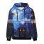 Custom Men's fleece tie dye hooded sweatshirts