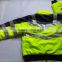 2017 navy yellow high visibility reflective safety jacket