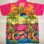 purple coconut palm hawaiian shirts