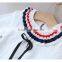 New Fashion Cape Collar Baby Cotton Girl Romper Onesie With Socks