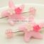 Wholesale new fashion hot sale kiki star with flower hairbands hairclip hair bow