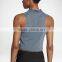 MGOO New Arrival Running Wear Fitness Crop Tops High Collar Dry Fit T-shirt Sport Tank Top