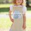 2017 Latest Children Halloween Clothing Kids Boutique Pumpkin Applique Dress New Girls Holiday Dress