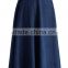 2017 Guangzhou Shandao Wholesaler High Quality New Fashion Design Women Autumn Casual Long Ruffle High Waist Blue Denim Skirt