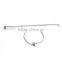 Copper European Style Snake Chain CharmBracelets Silver Plated