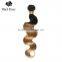Black Rose Body Wave Two Tone Ombre Colored Brazilian Hair Weave Bundles