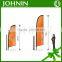 Promotion display outdoor banner flying feather wind flag pole