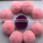 Factory price rabbit fur poms rex rabbit fur accessory for fashion