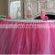 Customized Luxury Tulle Customized Color High Quality Ruffled able skirt for wedding