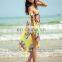 Wholesale Summer Ladies Yellow Pareos Thai Sarong