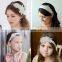 Fancy Handmade Wedding Accessory Rhinestone Wedding Headband for Bridal