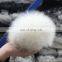 Fashion real raccoon fur poms top quality fluffy pompoms raccoon fur ball