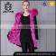 Army style thick removeable fur collar fox fur coats for womens