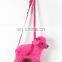 Creative factory price stuffed animal shaped plush dog handbag for kids