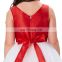 Grace Karin Cheap Sleeveless V-Neck Red Princess Flower Girl Baby Girl Summer Dress CL008937-3