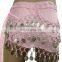 BestDance indian girls belly dance hip belt waist chain sequin bellydance costume hip belt OEM