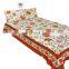indian Super luxury 100% cotton bed sheet set in solid colors/duvet cover /bedding set