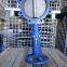 DIN standard PN10 vertical gear lug butterlfy valve DN200