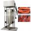 Vertical sausage filling machine for commercial or home use