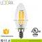 Dimmable 1W 3W 5W 7W E14 E12 Filament C32 LED Candle Bulb