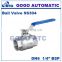 GOGO High quality Type 2PC Ball valve Stainless steel DN6 Female thread 1/4 inch BSP 201 SS316 SS304 Small 2 way Ball Valve