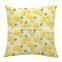 New arrival yellow luxury plush cushion cover