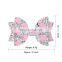 Girl Hair Clips Valentine's Day Love heart Print Barrettes Girls Shiny Hairclips 8colors