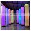 Wholesale 2.5mH Ivory Inflatable Led Tube Attractive Party Decoration