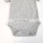 Summer 100% Organic Cotton V-neck Short Sleeves Baby Romper
