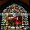 China supply printed church decorative colored fusing stained art glass