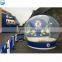 Factory high-quality customized  giant inflatable snow globe bouncy castle for shopping mall christmas decoration