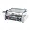 Single Head Panini Grill Sandwich Maker Flag Groove Hot Plates Contact Grill With Factory Price