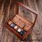 Custom Mens Jewelry Packaging Box Wooden Storage Box With Lock Wood Watch Box Case