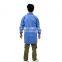 Medical laboratory experiment sterile waterproof Anti static Disposable isolation pp hazmat Protection lab coat Suit