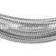 8FT AN4 AN6 AN8 AN10 Fuel Hose Oil Gas Cooler Hose Line Pipe Tube Outside 304 Stainless Steel Braided Inside CPE Rubber
