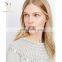 Woolen Crochet Sweater Pattern with Crystal Design,Knitted Jumper for Ladies