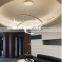 Indoor Modern Circular Ring Chandelier 1 - 3 Rings pendant light Home Hotel Lighting