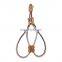 elastic rope dog harness with reflective strip safe harness for pets genuine leather dog harness