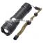 Outdoor Hiking &Camping Tools USB Charging Adjustable Zoom 5 Gear Waterproof Multi-function Flashlight With Strong Light