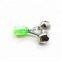 Durable Fishing Bite Alarms Fishing Rod Stalk Bells Clamp Tip ABS Green