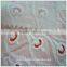 mushroom pattern emboirered fabric