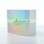 Wholesale hologram cosmetic paper storage box beauty make up luxury packing gift boxes custom logo