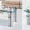 Oupusen knock down glass living room table set